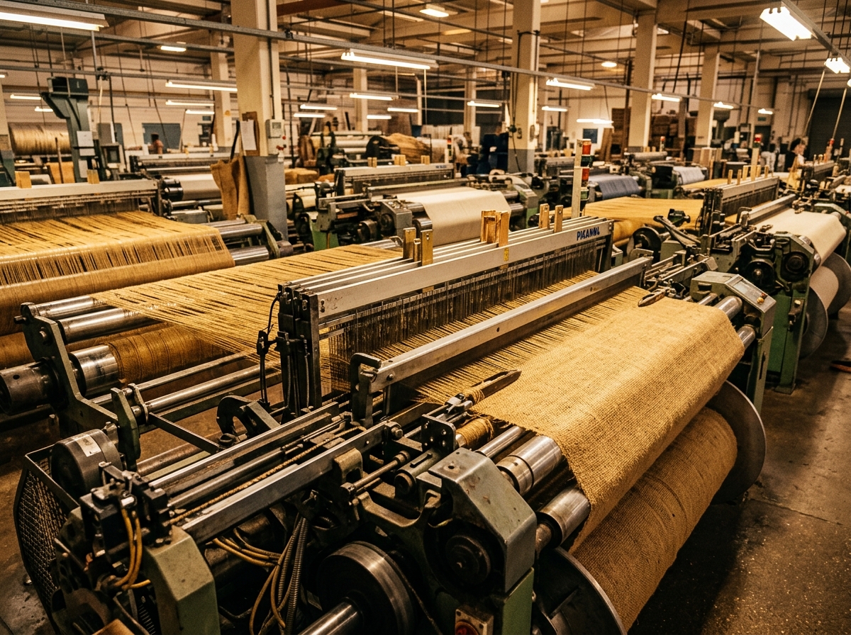 Weaving into Fabric (Hessian & Burlap)