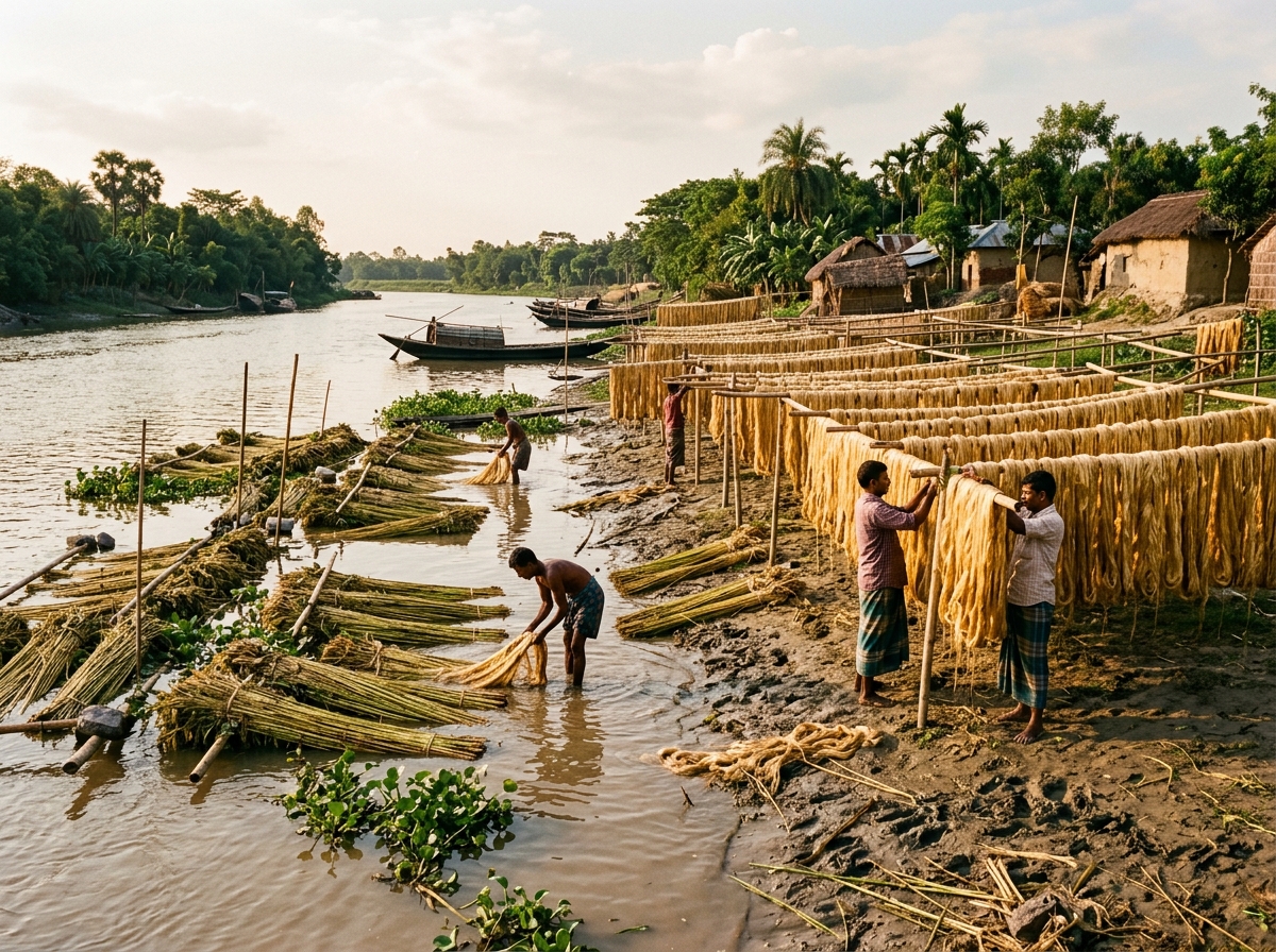 Raw Jute Sourcing & Retting