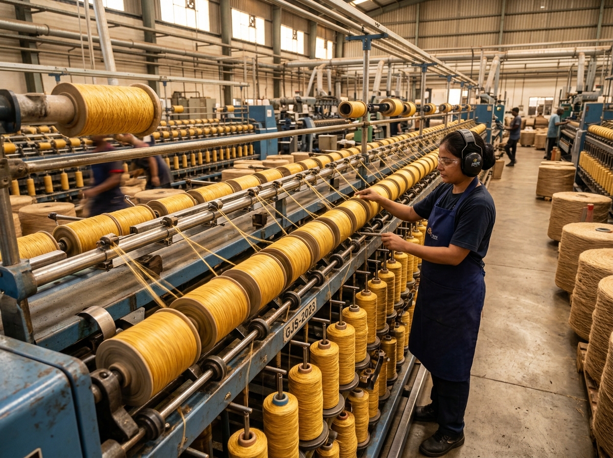 Carding & Spinning into Yarn